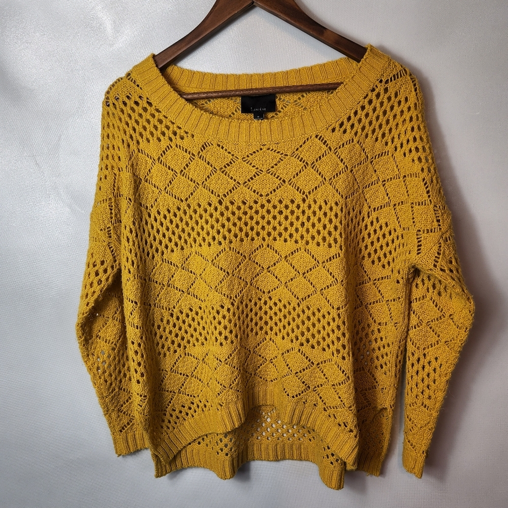 Lumiere Yellow Knit Sweater